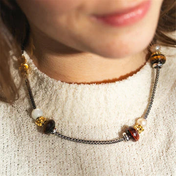 Trollbeads Nodo della Fortuna, placcato oro