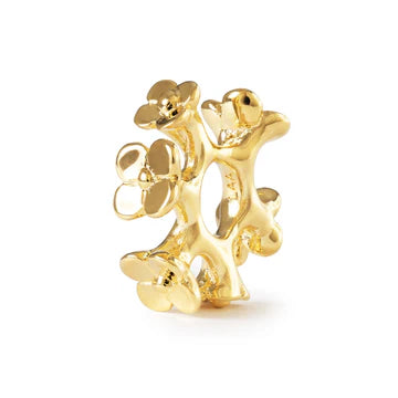 Trollbeads Corona di Fiori, placcato oro