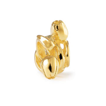 Trollbeads Tulipani dell'Ottimismo, placcato oro