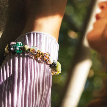 Trollbeads Tulipani dell'Ottimismo, placcato oro